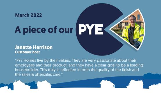 Janette Herrison, Customer Host At Pye Homes, Shares Her Experiences
