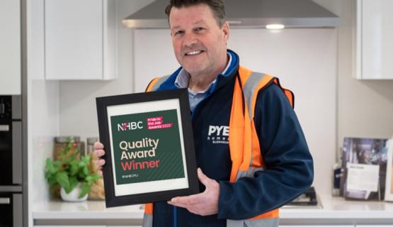 Marcham site manager awarded national accolade for house building quality